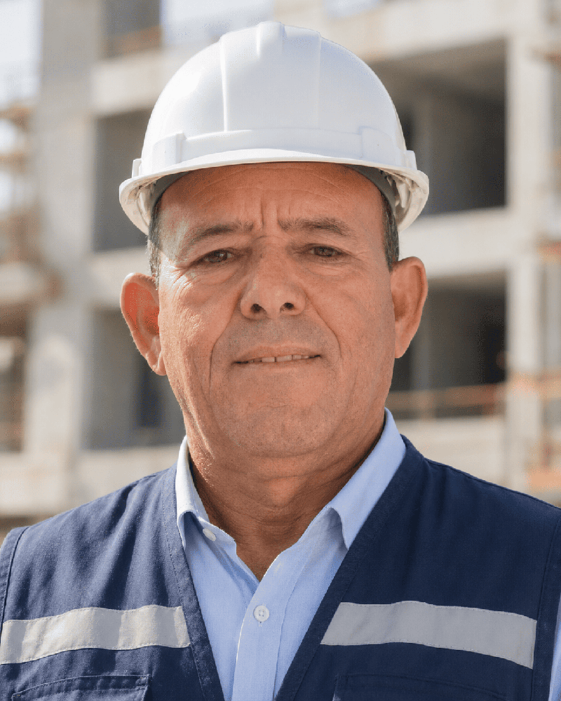 Mestre Givaldo (Givaldo Sebastião), empreiteiro com 29 anos de experiência